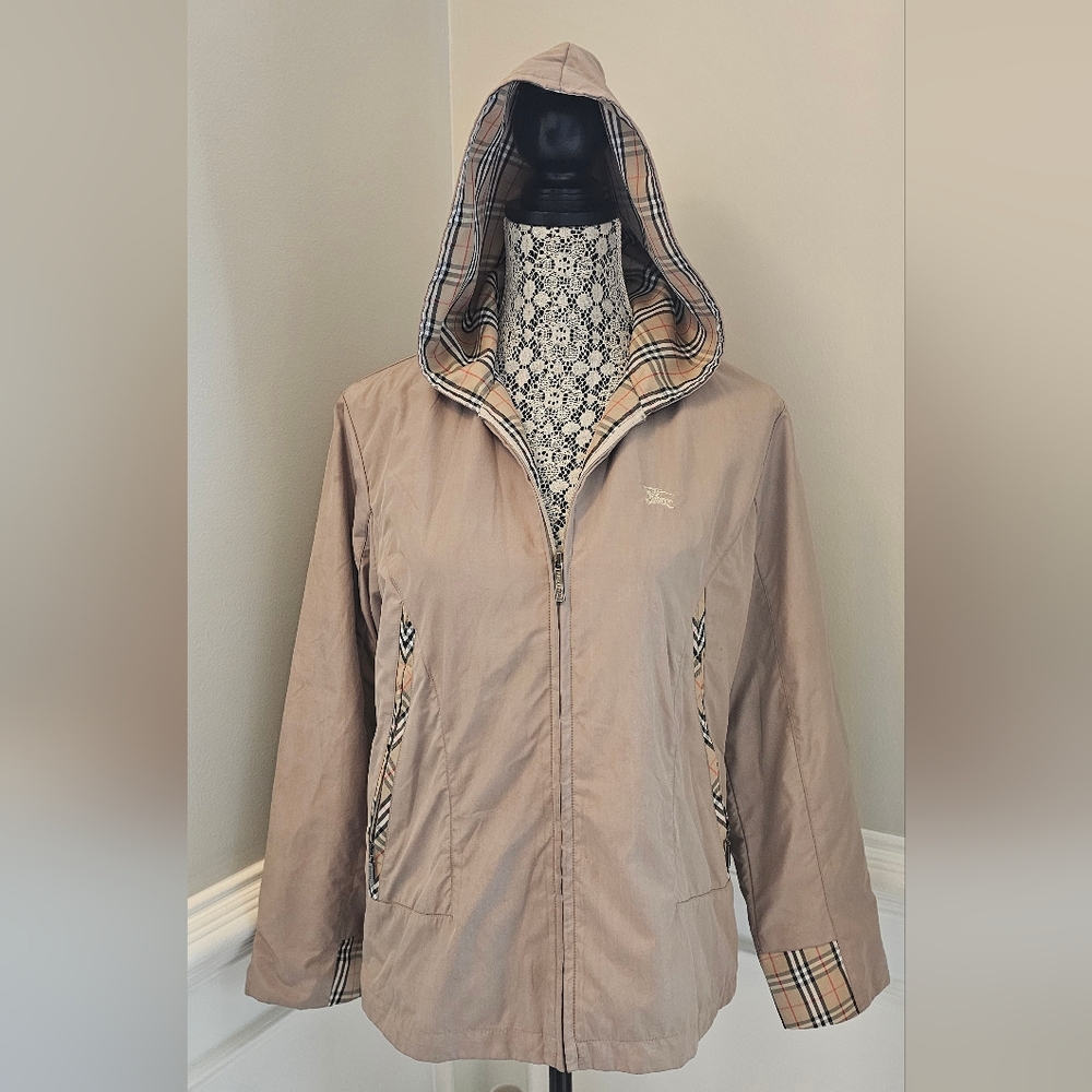 Burberry Tan Windbreaker Jacket